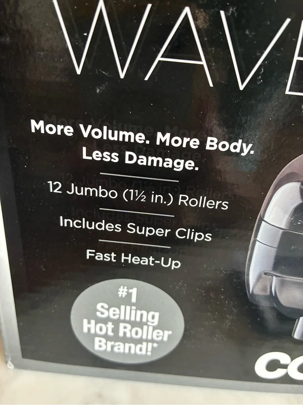 Preowned Waves & Volume Hair Rollers - Black  Used about 3 times